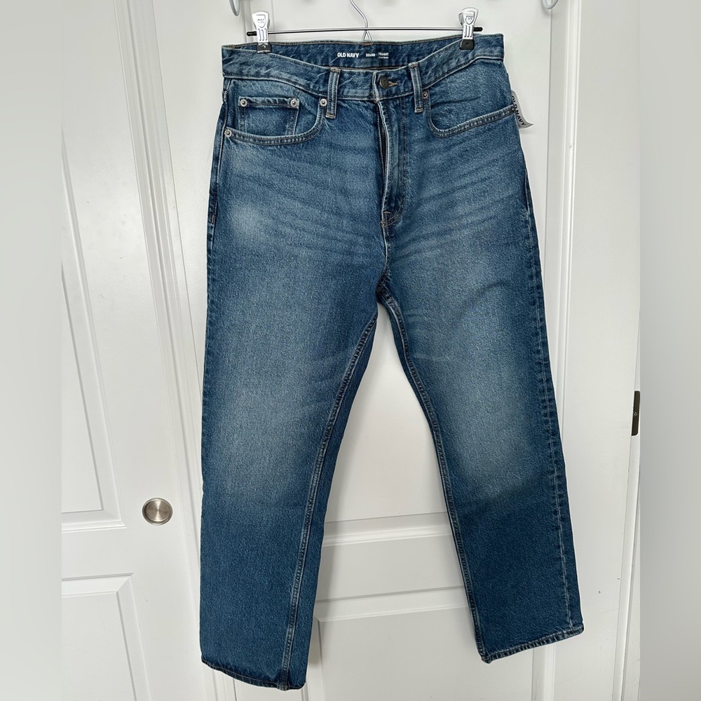 Old Navy Men's Straight Jeans in Blue